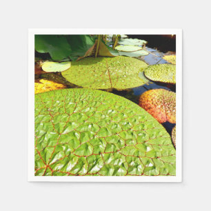 Serviette En Papier Papier Lily Pads