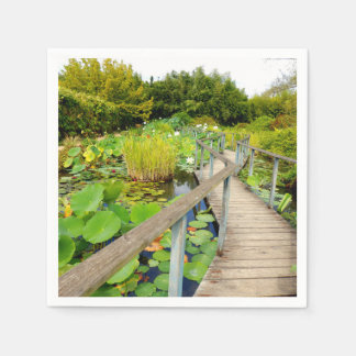 Serviette En Papier Papier Lily Pond