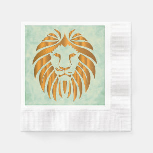Serviette En Papier Papier Lion Napkin