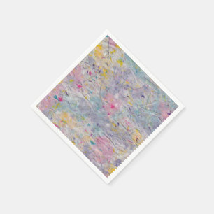 Serviette En Papier Papier maison avec Accents colorés à pâte