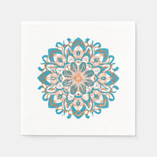 Serviette En Papier papier mandala Zoom