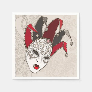 Serviette En Papier Papier Mardi Gras Carnival