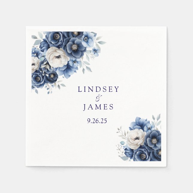 Serviette En Papier Papier mariage (Devant)