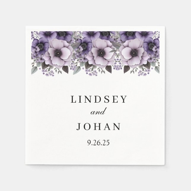 Serviette En Papier Papier mariage (Devant)