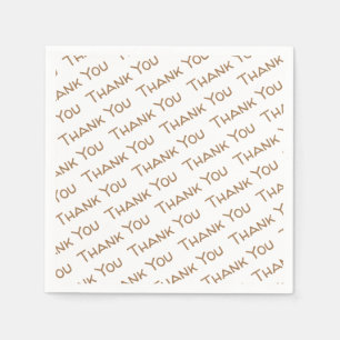 Serviette En Papier Papier Merci