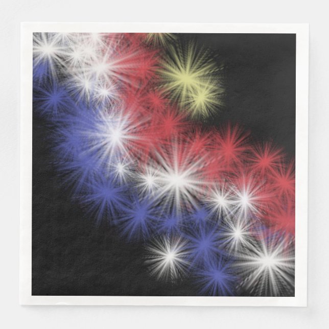 Serviette En Papier Papier Moe's Fireworks Napkin (Devant)