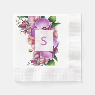 Serviette En Papier Papier Monogramme mariage Napkin
