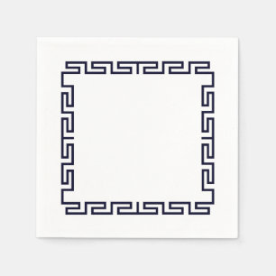 Serviette En Papier Papier "Mykonos"