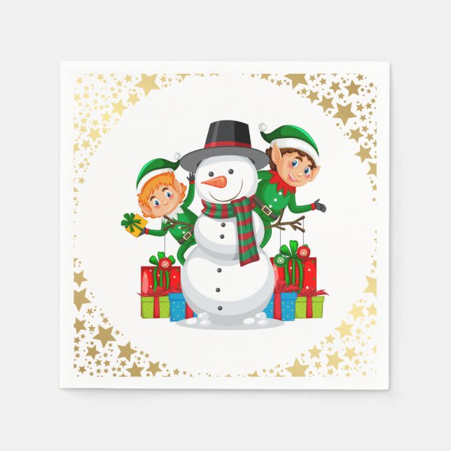 Serviette En Papier Papier Napkin (Devant)