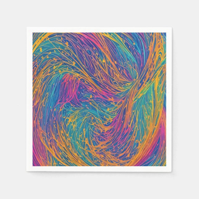 Serviette En Papier Papier Napkin (Devant)