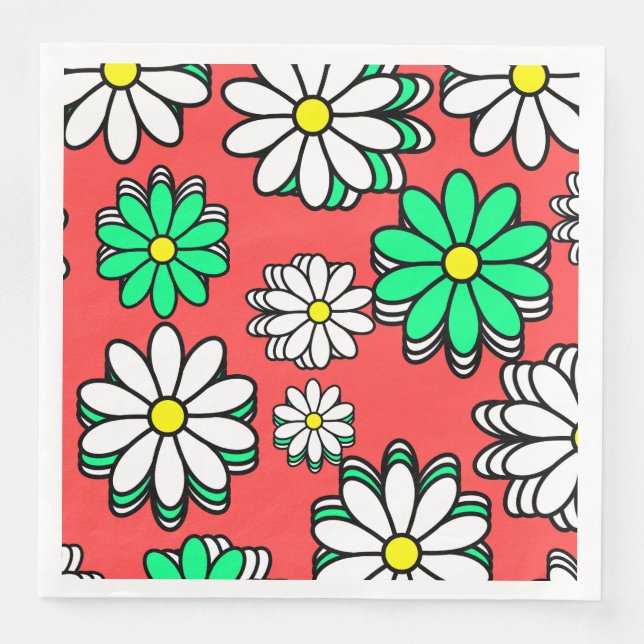 Serviette En Papier Papier Napkin (Devant)