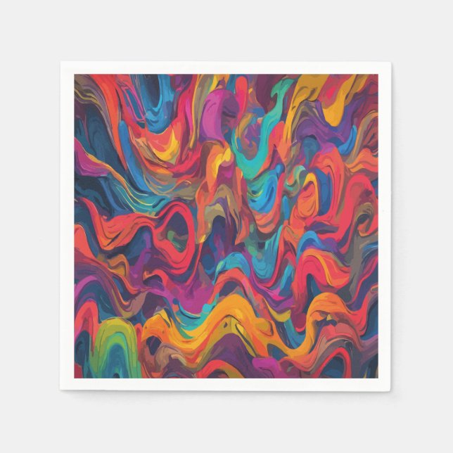 Serviette En Papier Papier Napkin (Devant)