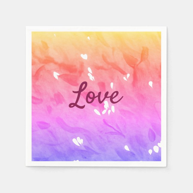 Serviette En Papier Papier Napkin (Devant)