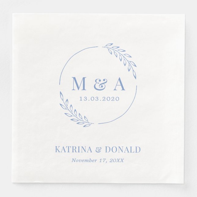 Serviette En Papier Papier Napkin (Devant)