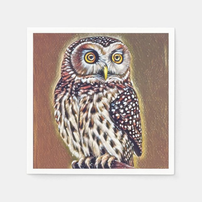 Serviette En Papier Papier Napkin (Devant)