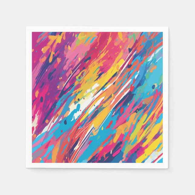 Serviette En Papier Papier Napkin (Devant)