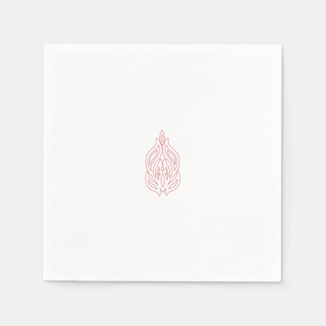 Serviette En Papier Papier Napkin (Devant)