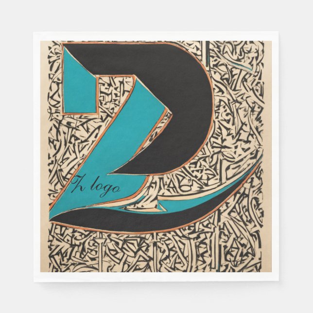 Serviette En Papier Papier Napkin (Devant)