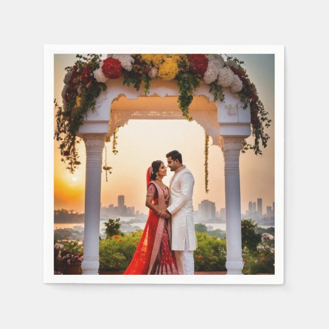 Serviette En Papier Papier Napkin (Devant)