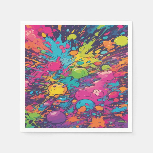 Serviette En Papier Papier Napkin (Devant)