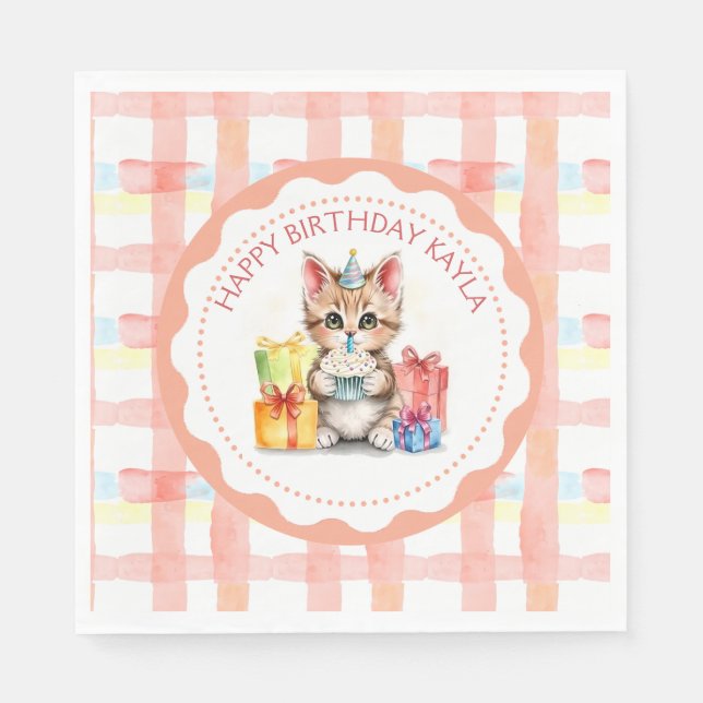 Serviette En Papier Papier Napkin (Devant)