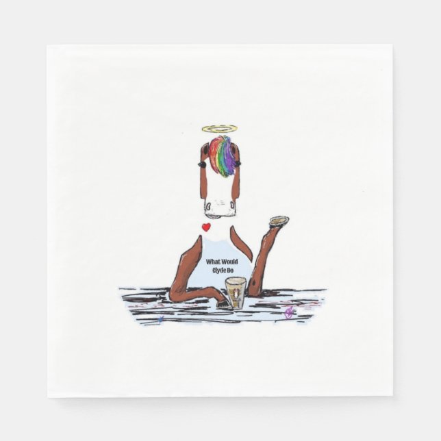 Serviette En Papier Papier Napkin (Devant)