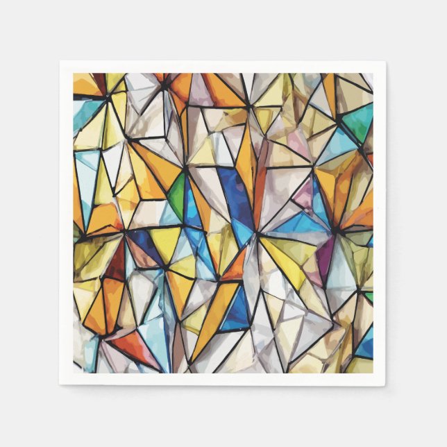 Serviette En Papier Papier Napkin (Devant)