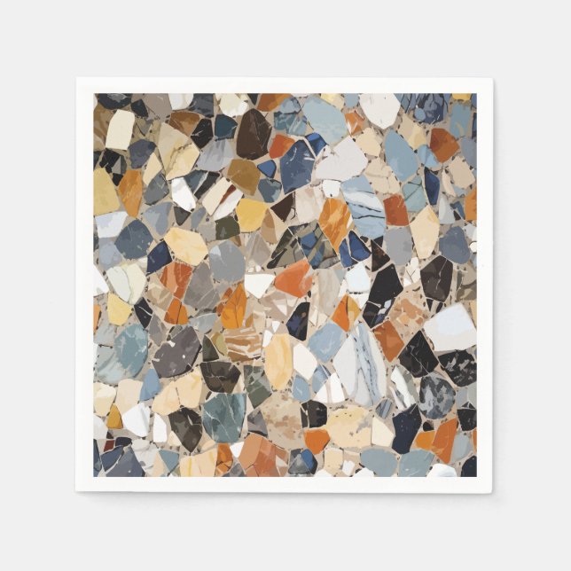 Serviette En Papier Papier Napkin (Devant)