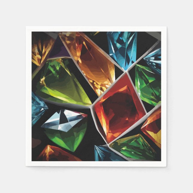 Serviette En Papier Papier Napkin (Devant)