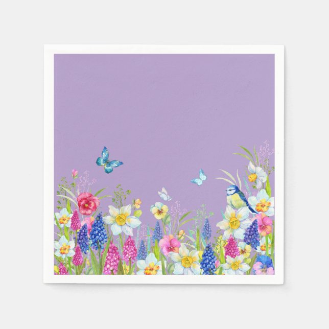 Serviette En Papier Papier Napkin (Devant)