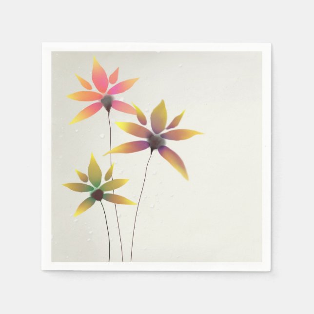 Serviette En Papier Papier Napkin (Devant)