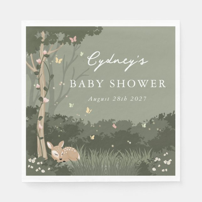 Serviette En Papier Papier Napkin (Devant)