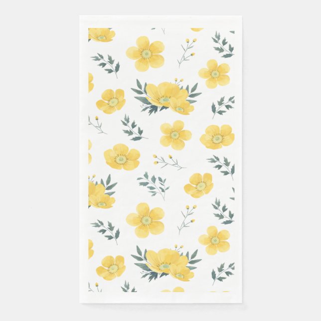 Serviette En Papier Papier Napkin (Devant)