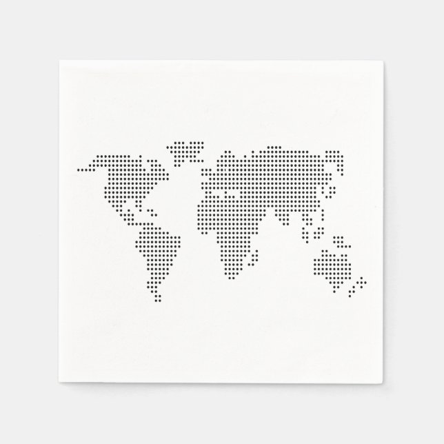 Serviette En Papier Papier Napkin (Devant)