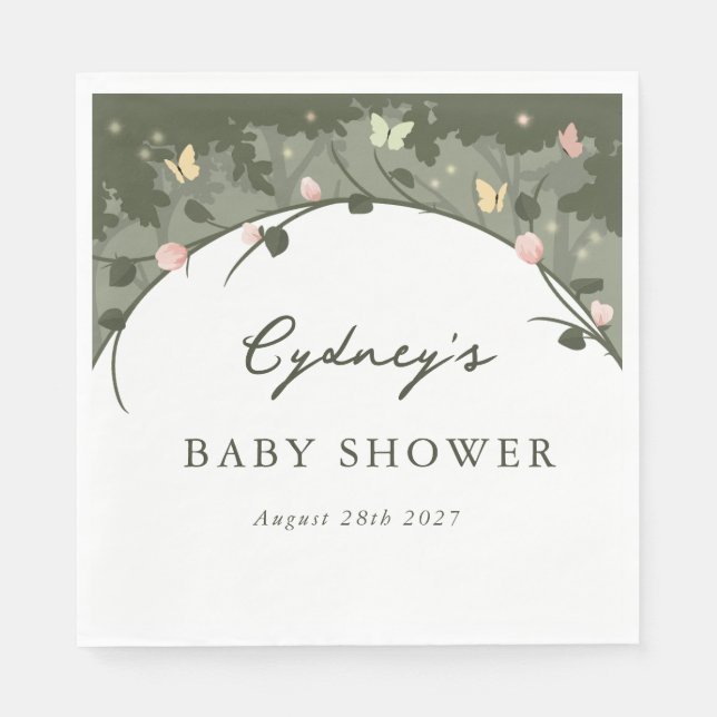 Serviette En Papier Papier Napkin (Devant)