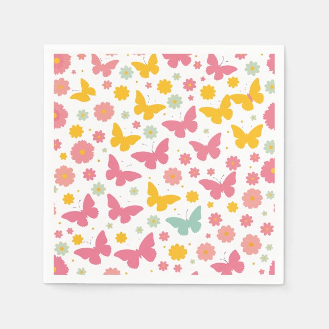 Serviette En Papier Papier Napkin (Devant)