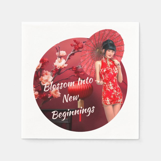 Serviette En Papier Papier Napkin (Devant)