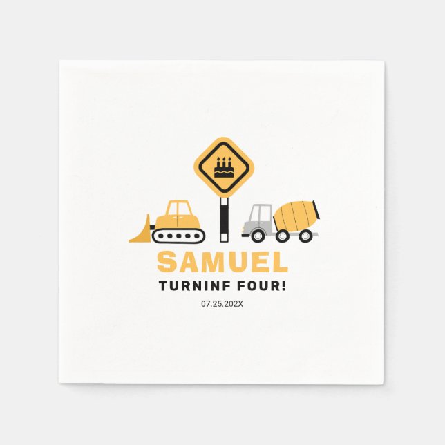 Serviette En Papier Papier Napkin (Devant)