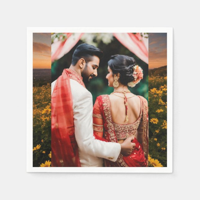 Serviette En Papier Papier Napkin (Devant)