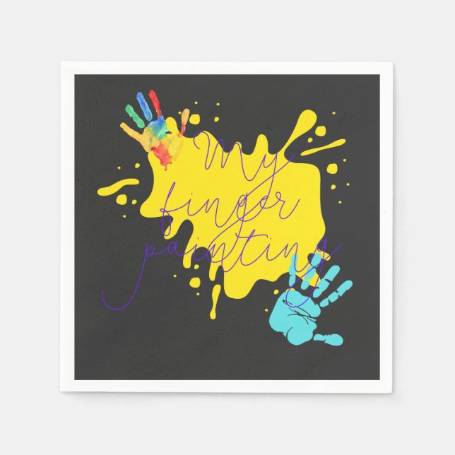 Serviette En Papier Papier Napkin (Devant)