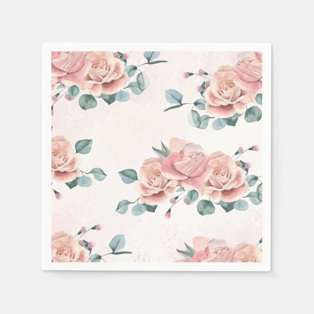 Serviette En Papier Papier Napkin (Devant)