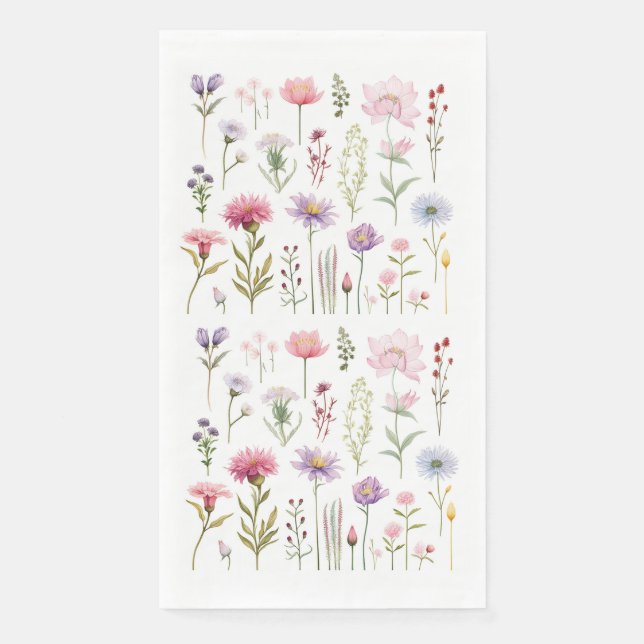 Serviette En Papier Papier Napkin (Devant)