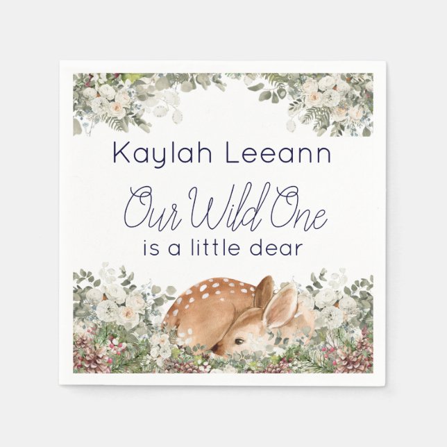 Serviette En Papier Papier Napkin (Devant)