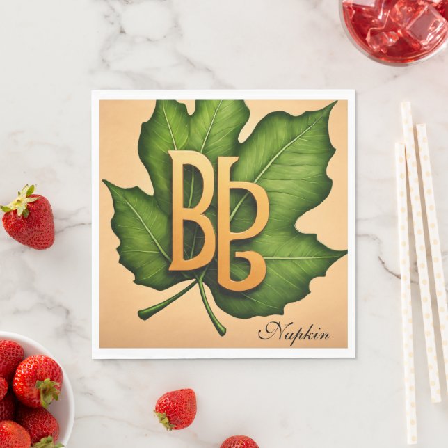 Serviette En Papier Papier Napkin (En situation)