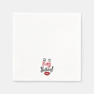 Serviette En Papier Papier Napkin - C'est mon anniversaire