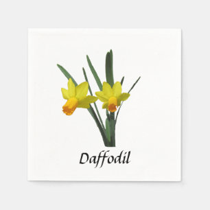 Serviette En Papier Papier Napkin - Daffodique
