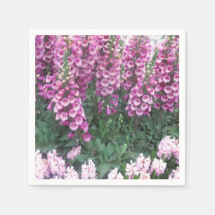 Serviette En Papier Papier Napkin Fleurs Garlands ART par Navin JOSHI