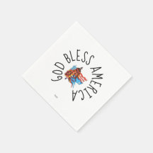 Papier Napkin : Jour de l'Indépendance