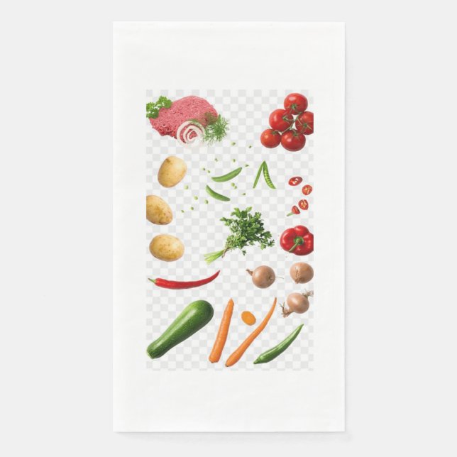 Serviette En Papier Papier Napkin & Papier (Devant)