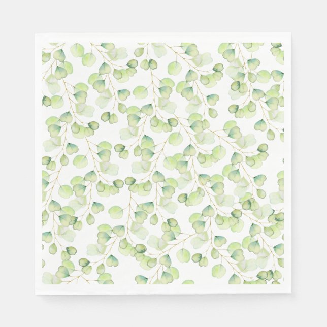 Serviette En Papier Papier Napkin pour baby shower (Devant)